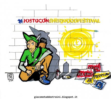 #iostoconsherwoodfestival - Un disegno di Giacomo Taddeo Traini